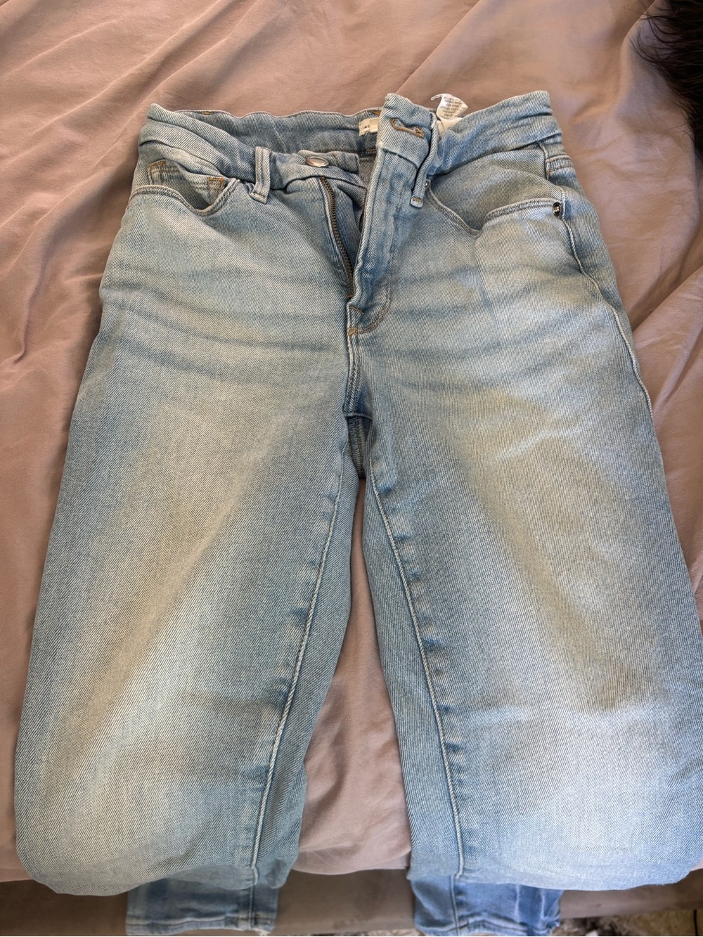 Good American Light Blue High-Rise Jeans